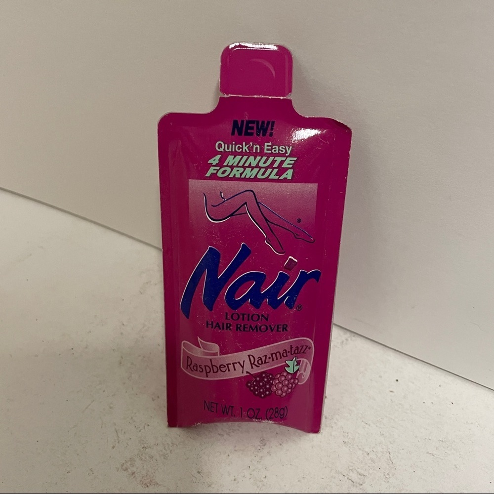 Nair Raspberry Hair Remover Lotion 1 OZ HTF